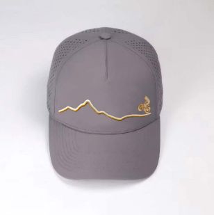 Unisex Colorado Mountain Bike Performance Cap, Grey