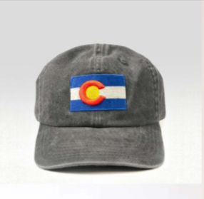 Unisex Colorado Flag Performance Cap, Black, Color: Black, Size: O/S