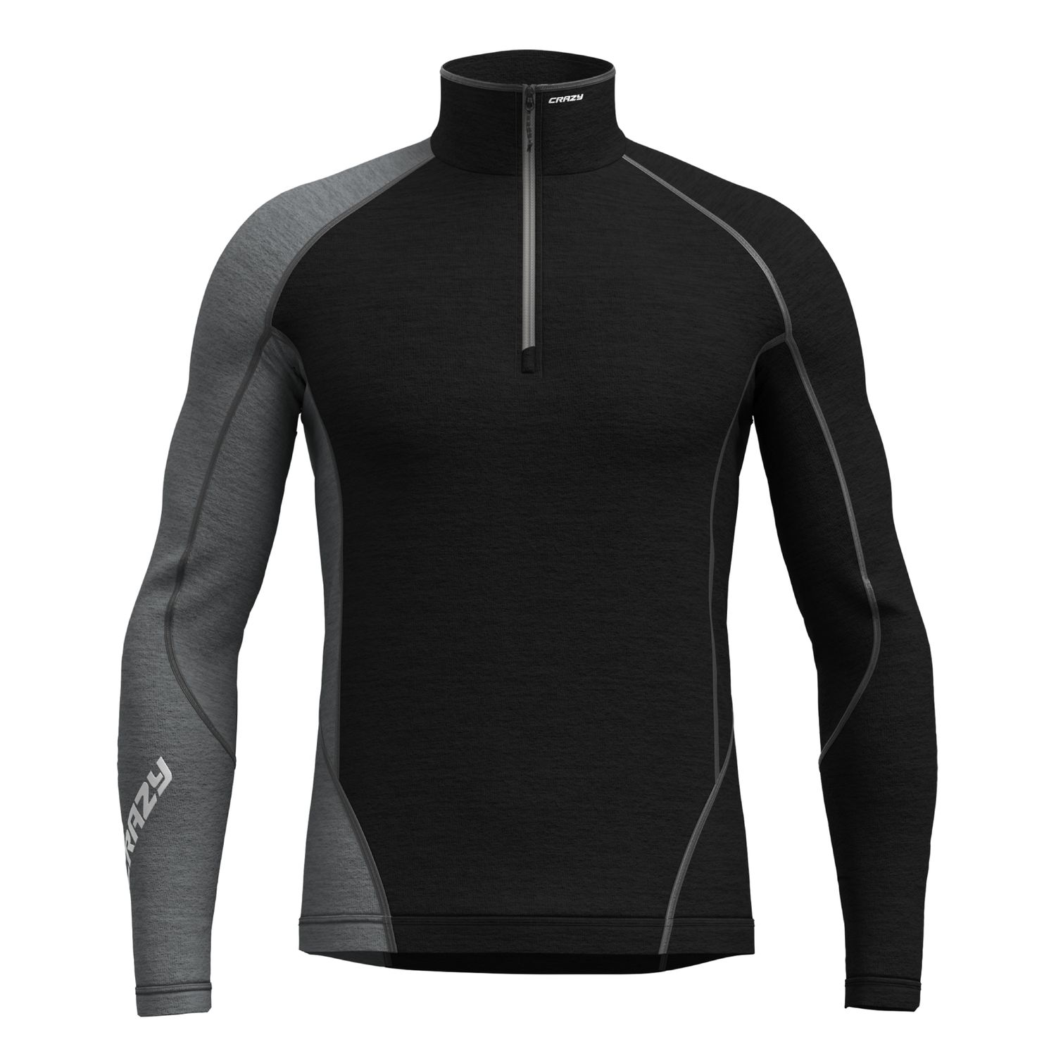 Pull Fahrenheit Zip Mid-layer, Black, Color: Black, Size: S