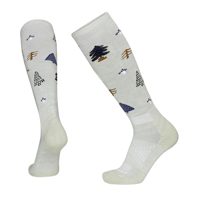 Light Cushion Forest Snow Socks, Color: Sea Foam, Size: M