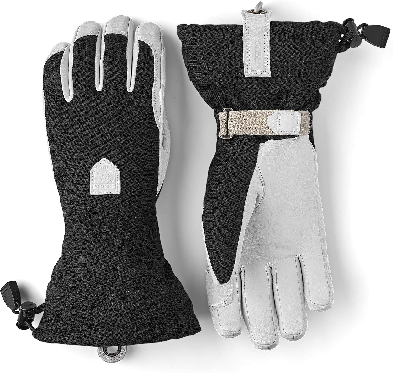 Hestra Women's Patrol Gauntlet Gloves, Color: Black, Size: 6