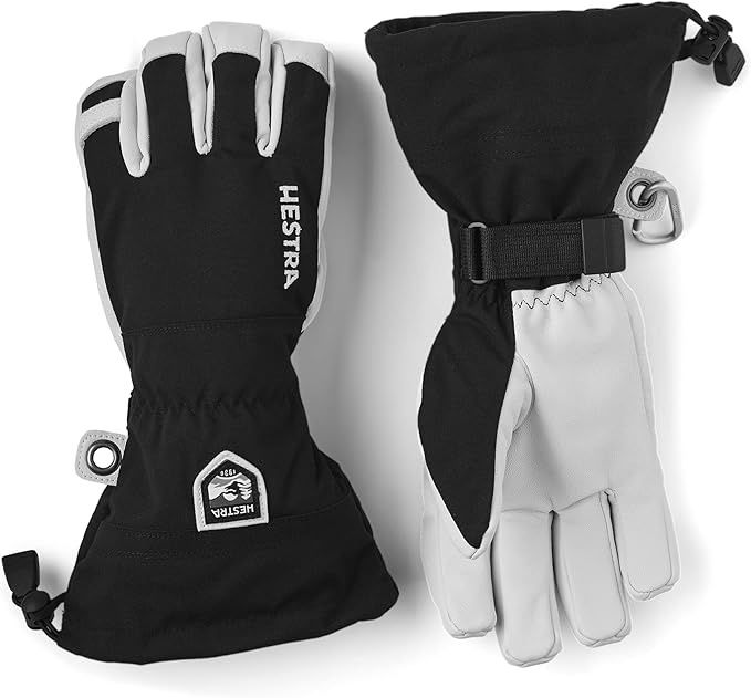 Hestra Heli Ski Gloves, Color: Black, Size: 7