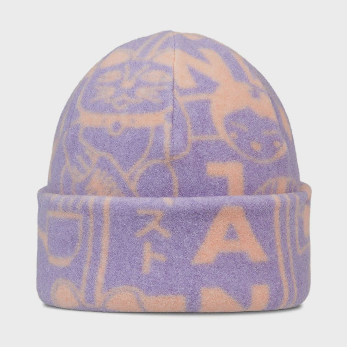 Polar Prints Beanie, Color: Leta Grape Ice, Size: O/S
