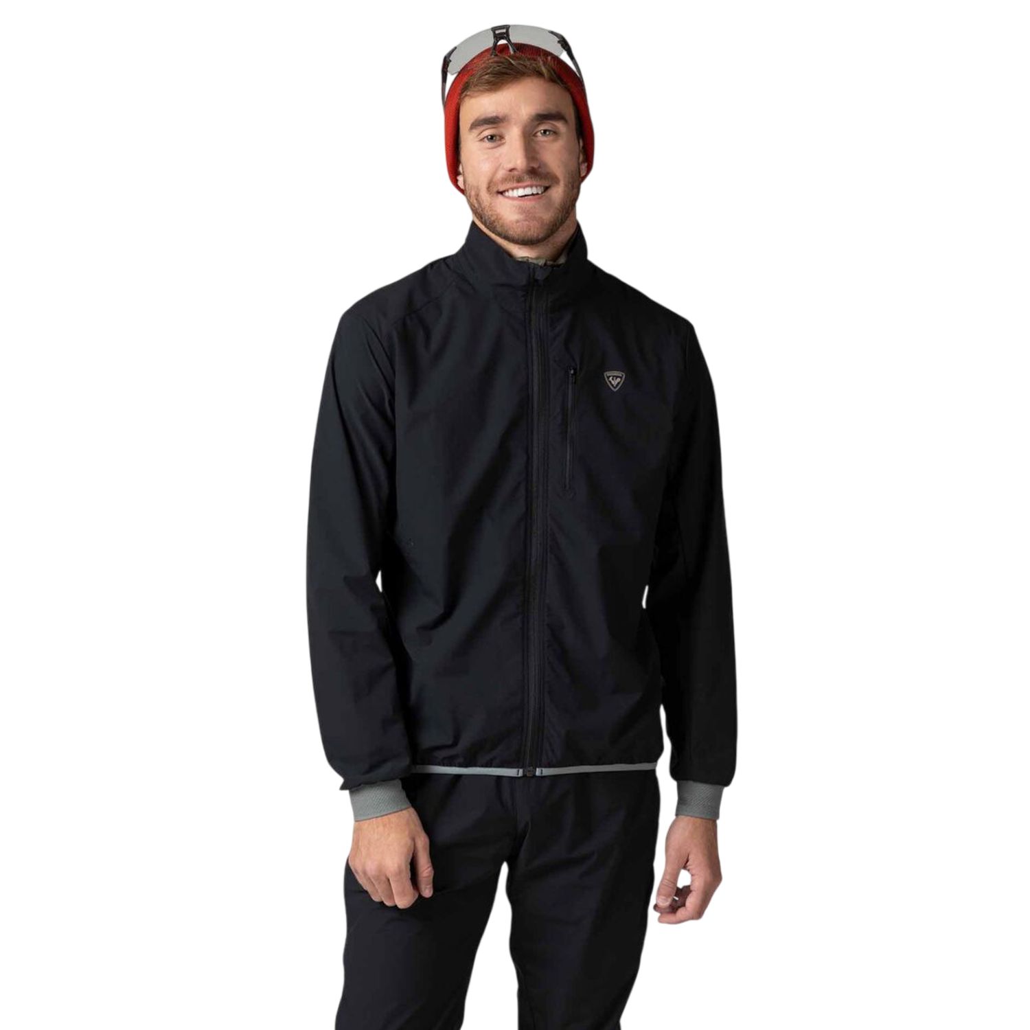 Men's Active Versatile XC Ski Jacket, Color: Black, Size: M