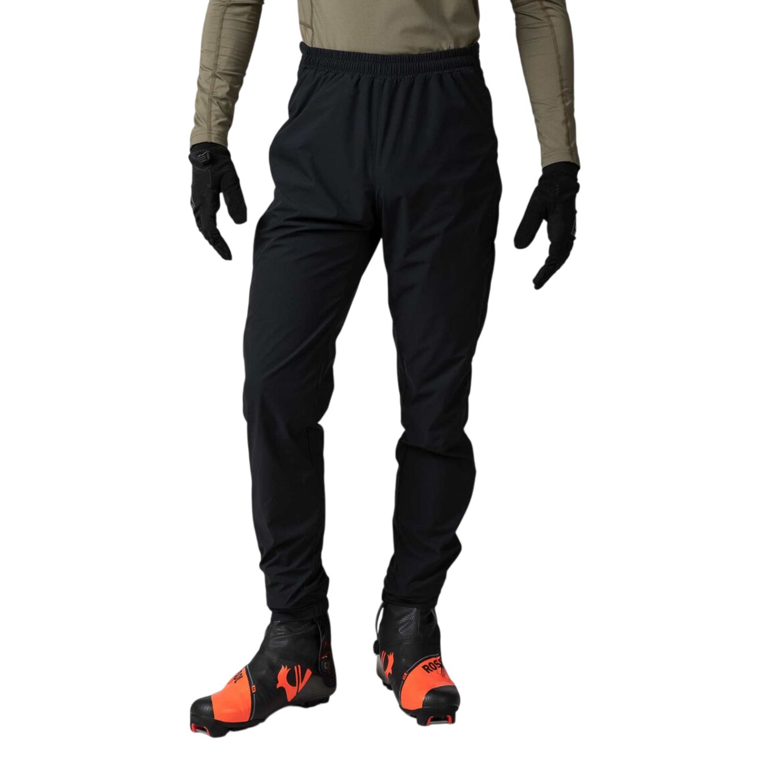 Men's Active Versatile XC Ski Pants, Color: Black, Size: M