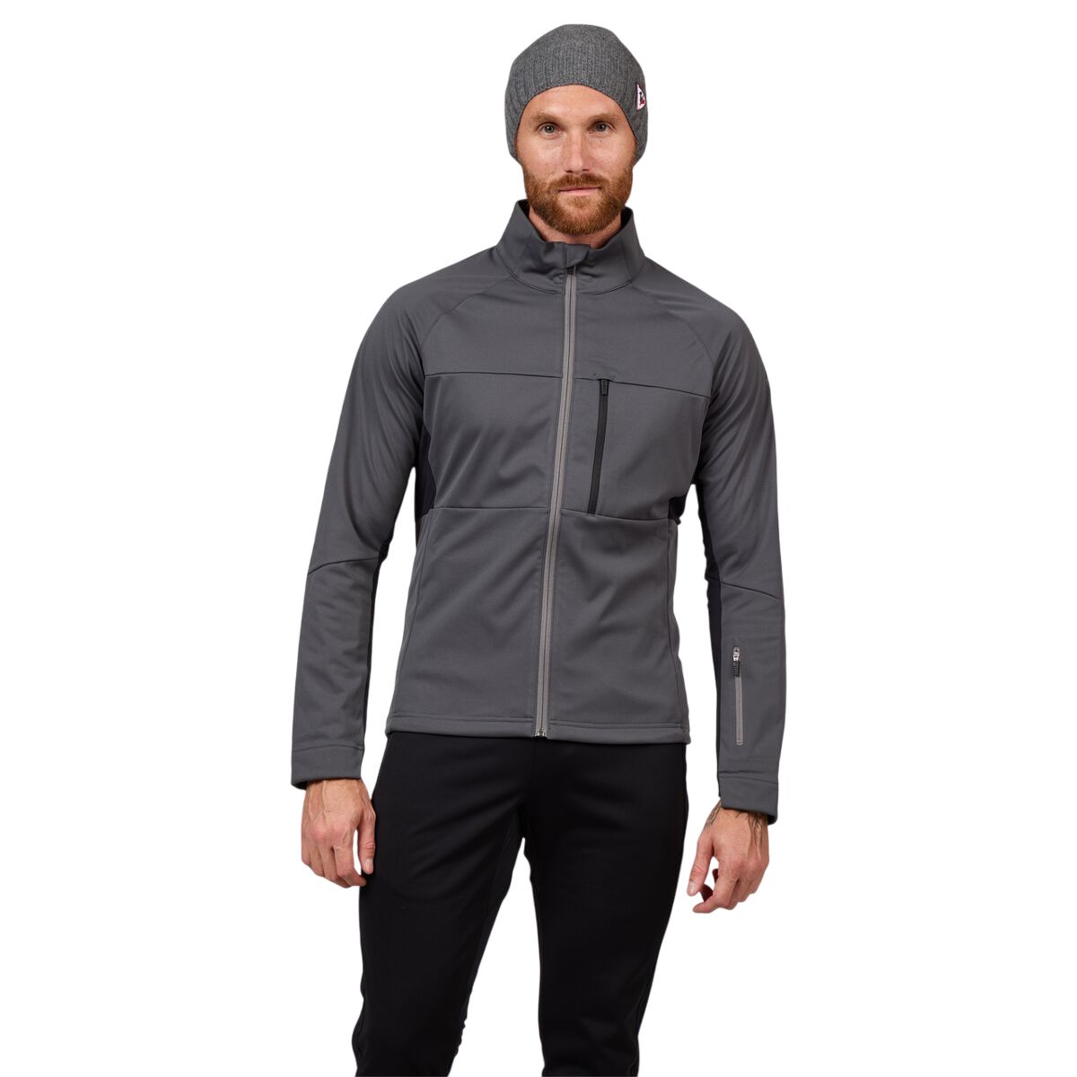 Men's Genetys Soft Shell Jacket, Color: Onyx Grey, Size: M