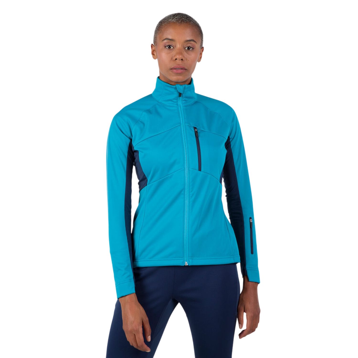 Women's Genetys Soft Shell Jacket, Color: Niagara, Size: S