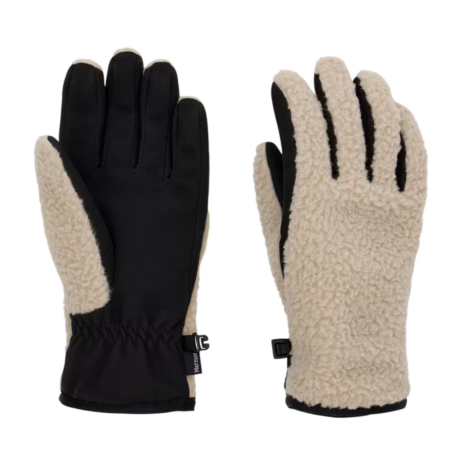 Women's Fuzzy Gloves, Color: Birch Bark, Size: S