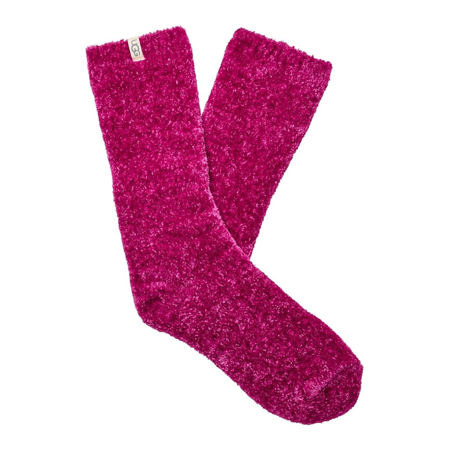 UGG Women's  Leda Cozy Socks, Color: Chroma Pink, Size: O/S