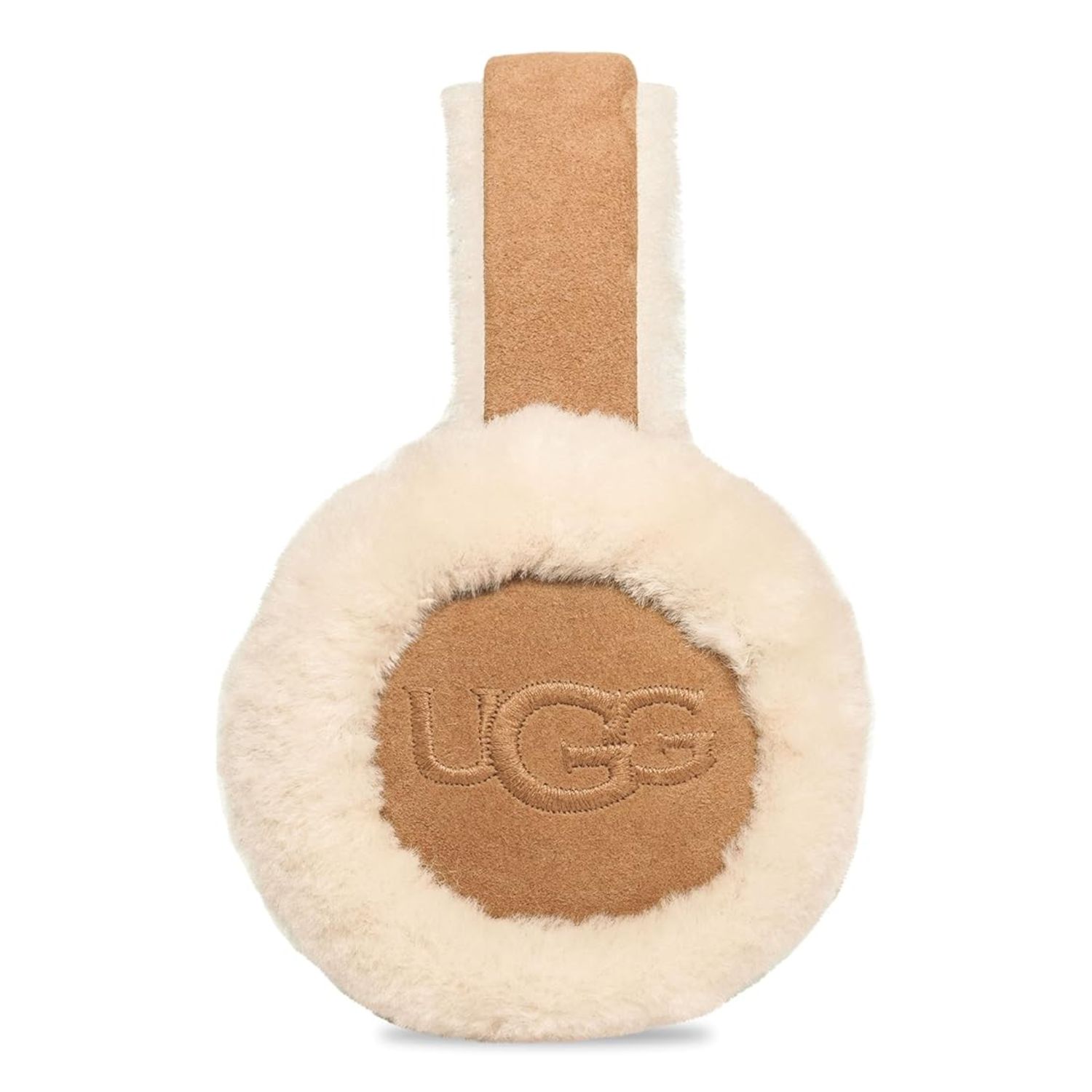 UGG  W Embroidery Logo Earmuff, Color: Chestnut, Size: O/S
