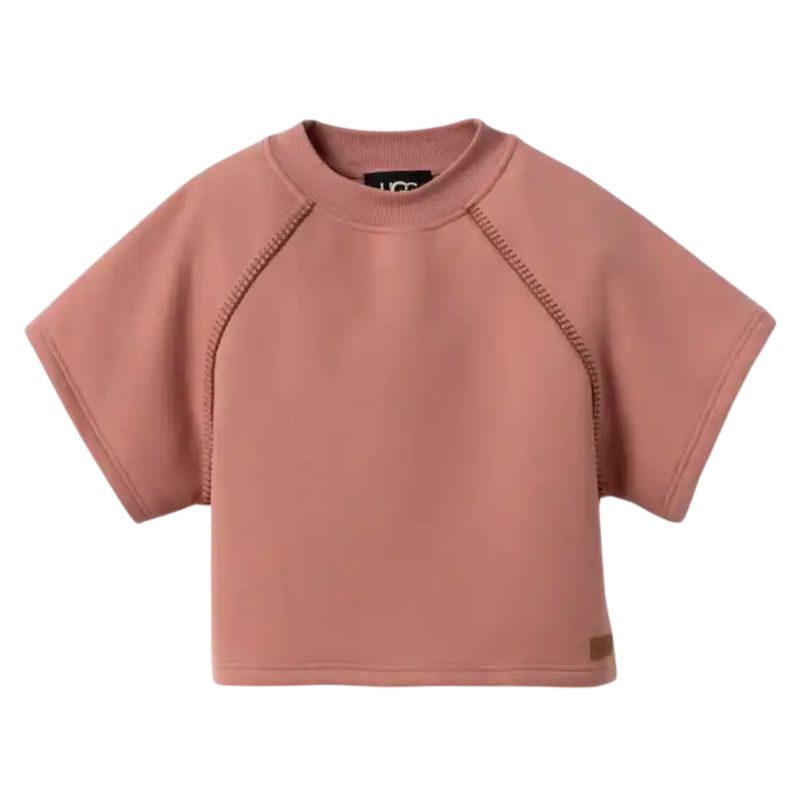 Women&#39;s Classic Short Sleeve Crewneck, Pink Dawn