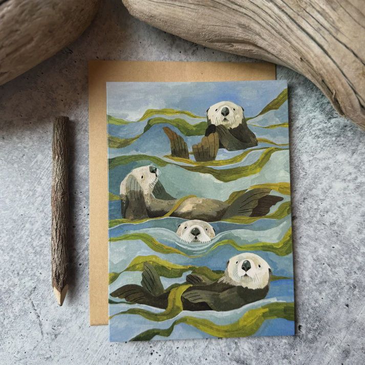Kelp Forest Card, Color: Multi, Size: O/S