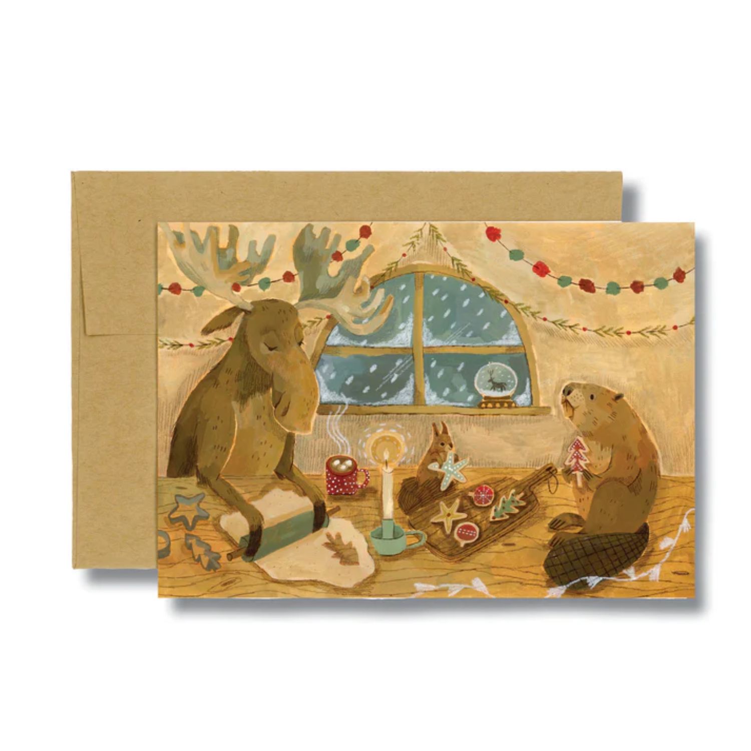 Baking Moose Christmas Card, Color: Multi, Size: O/S