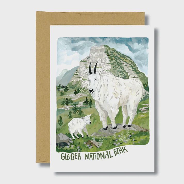 Glacier Goat Card