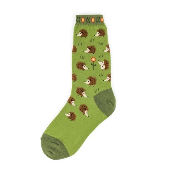 Hedgehog Women's Socks, Color: Multi, Size: O/S