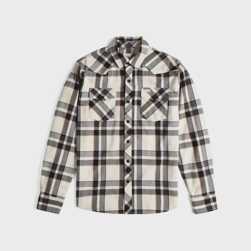 Mountain Shirt Long Sleeve - Men's, Color: Bone White Multi Plaid, Size: XL