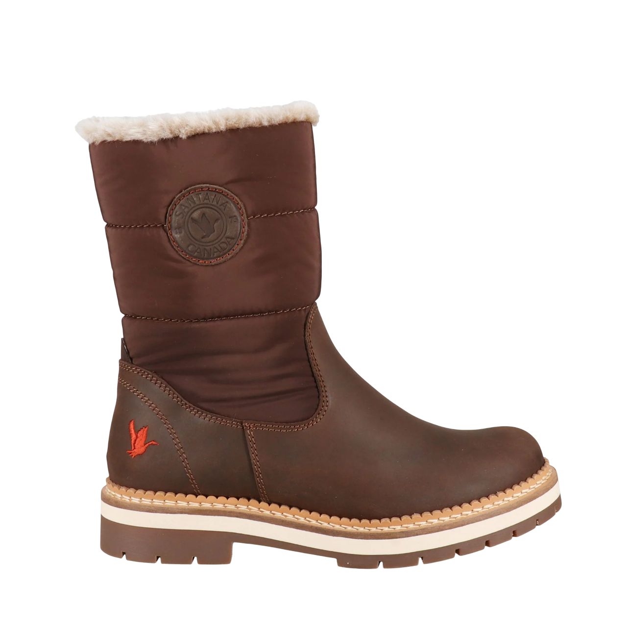 Santana Canada Chinook Leather Med Boots, Color: Chocolate, Size: 6