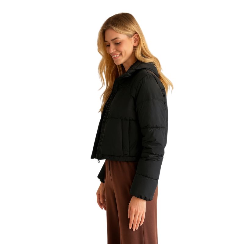 Colisco Cropped Down Jacket, Midnight