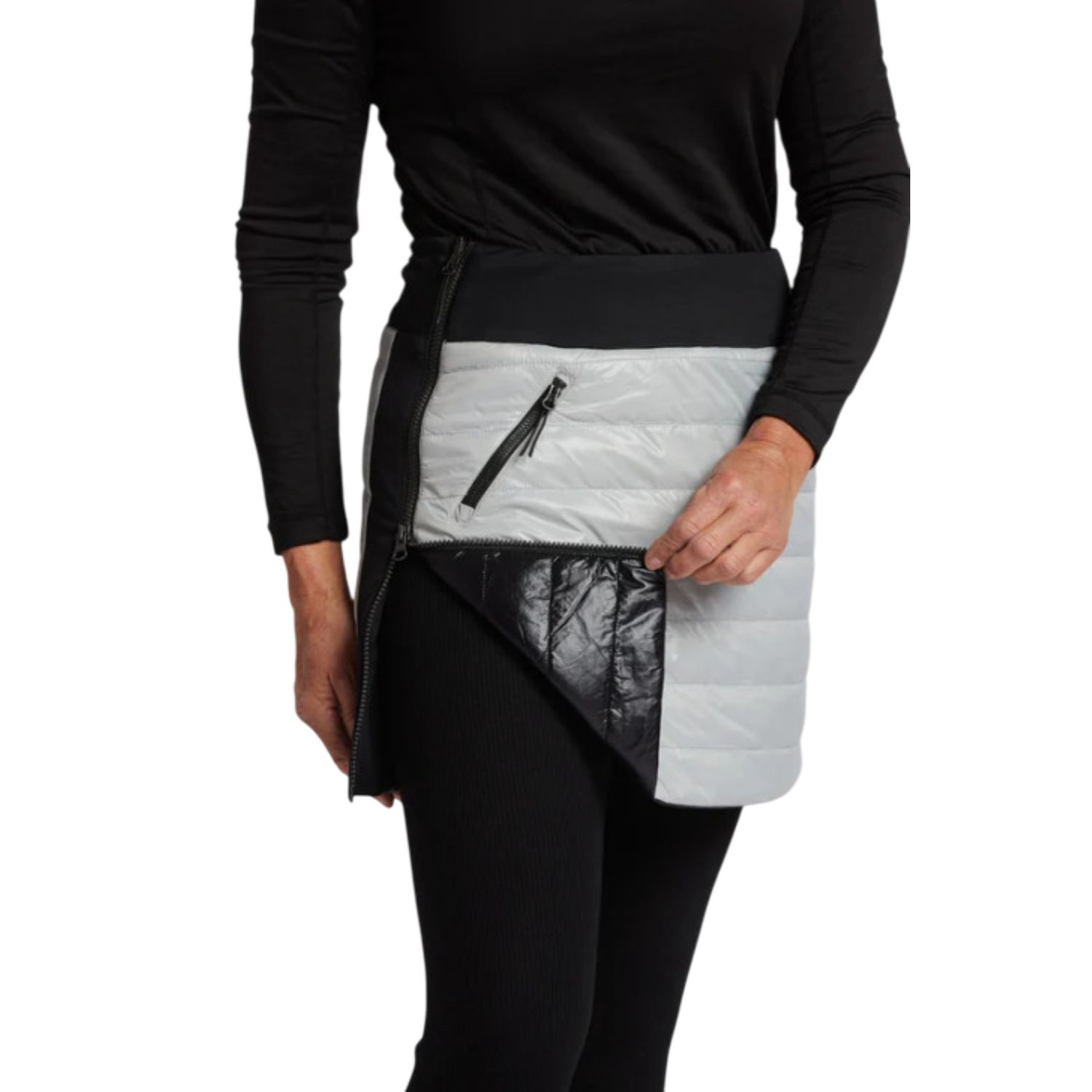 Filipa  Reversible Skirt, Color: Silver, Size: S