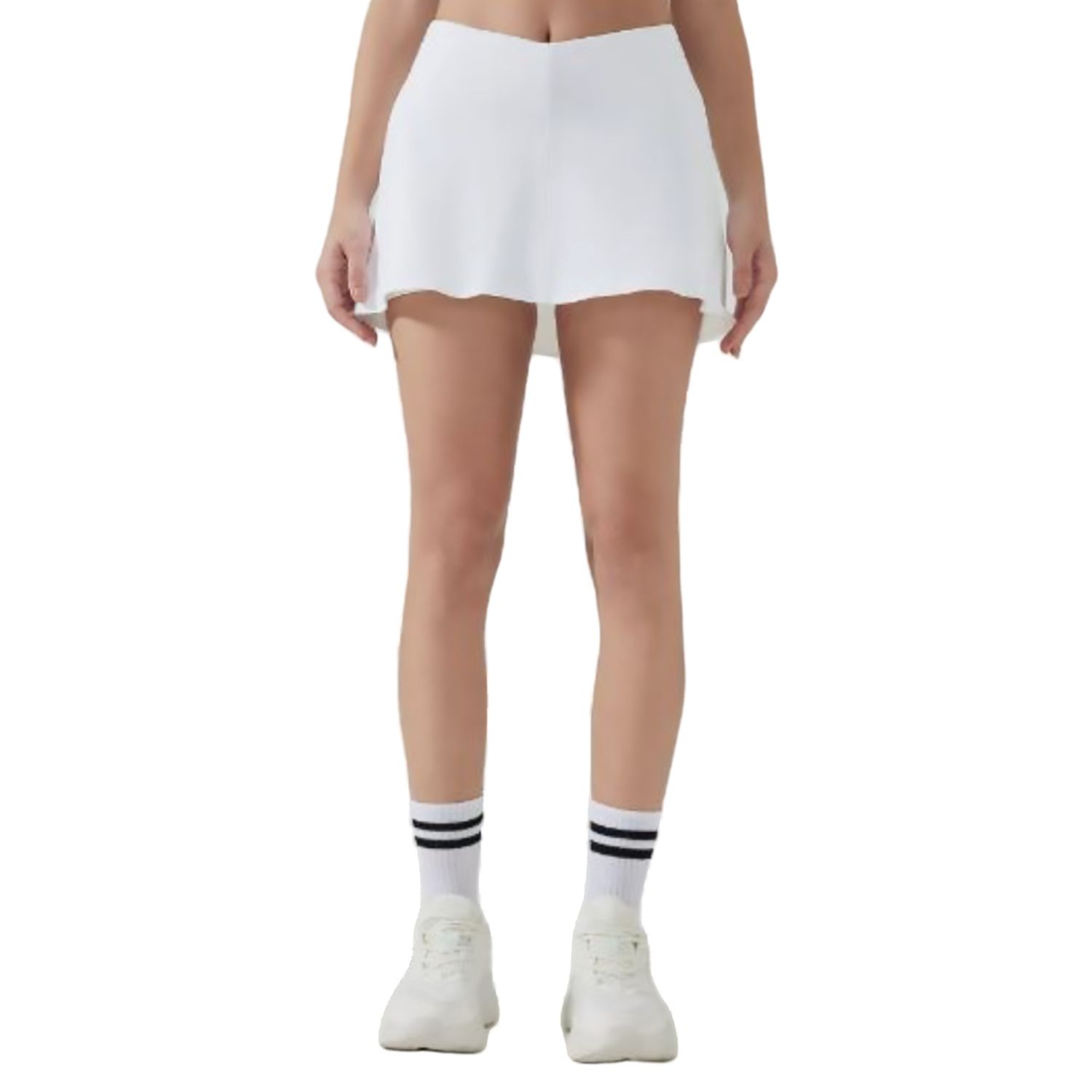 Colisco Mini Sport Skirt, White, Color: Black, Size: 4