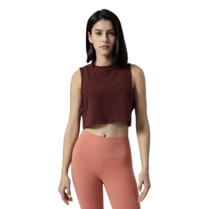 Colisco Crop Top, Wine