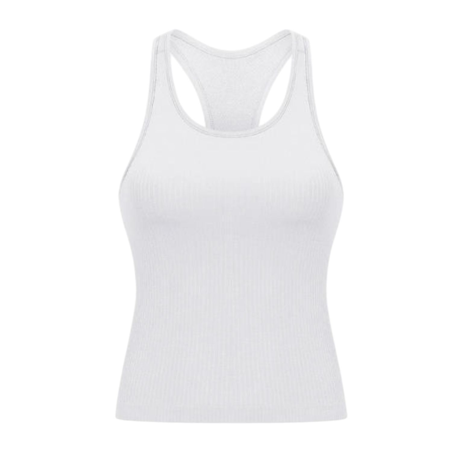 Colisco Cropped Sport Top_White Sport Bra Halter Top, Color: White, Size: 4