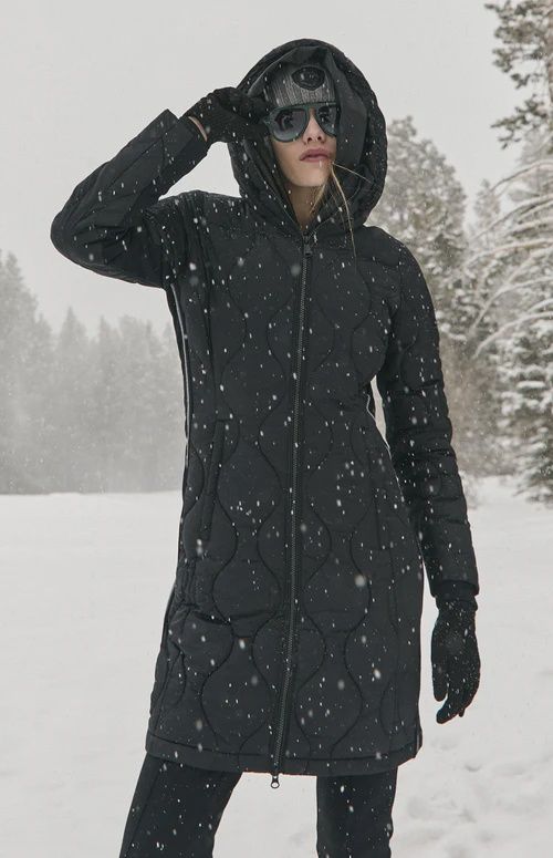 Chamonix Long Jacket, Black