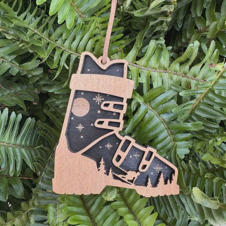 Colorado Ski Boot Ornament