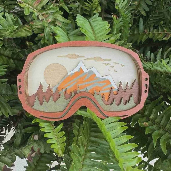 Colorado Snowy Mtns Ski Goggles