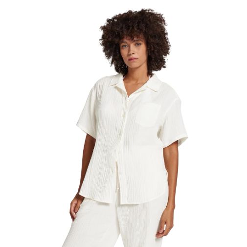 UGG  Women&#39;s Embrook Shirt, Color: Nimbus, Size: M