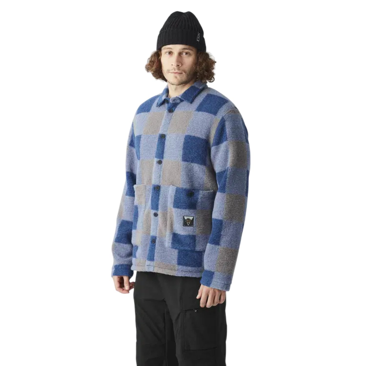 Noliwa Plaid Shirt, Color: Stonewash, Size: M