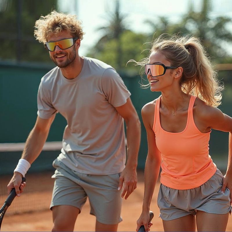 Colisco High-Performance Futurist Sport Shield Sunglasses