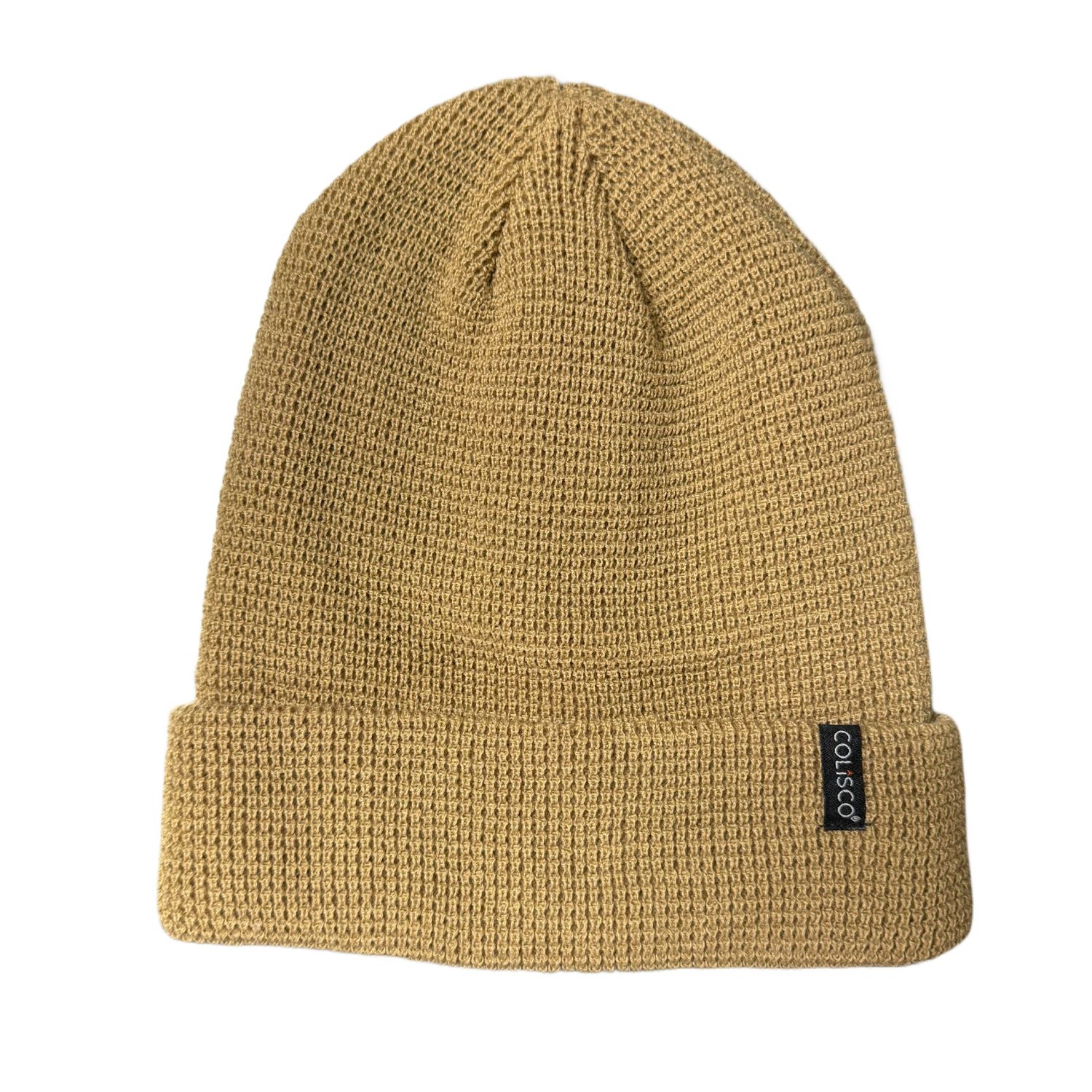 Colisco Waffle Beanie, Khaki, Color: Khaki, Size: O/S