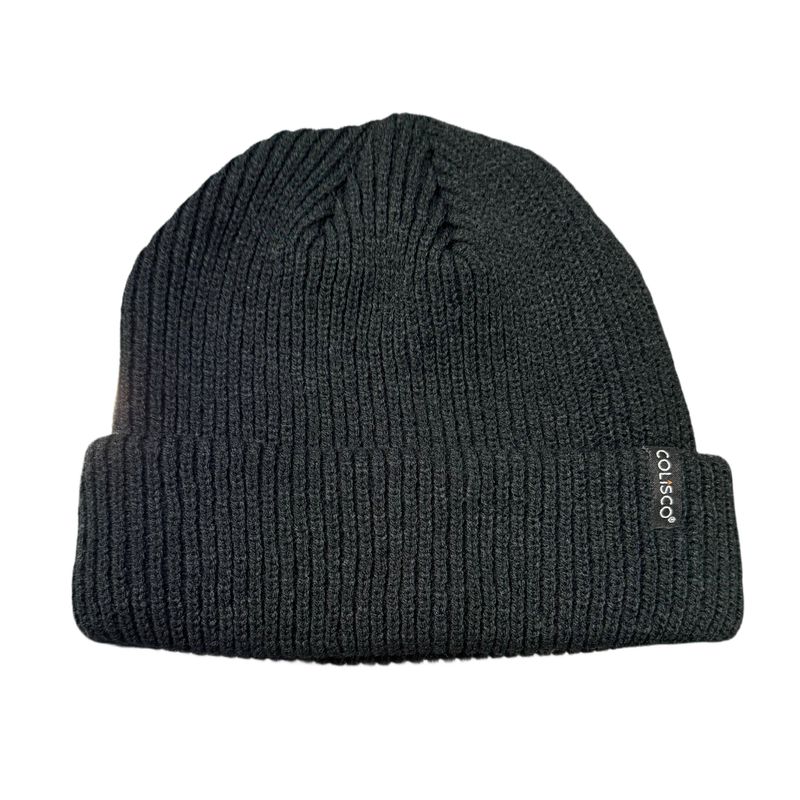 Colisco Waffle Beanie, Black