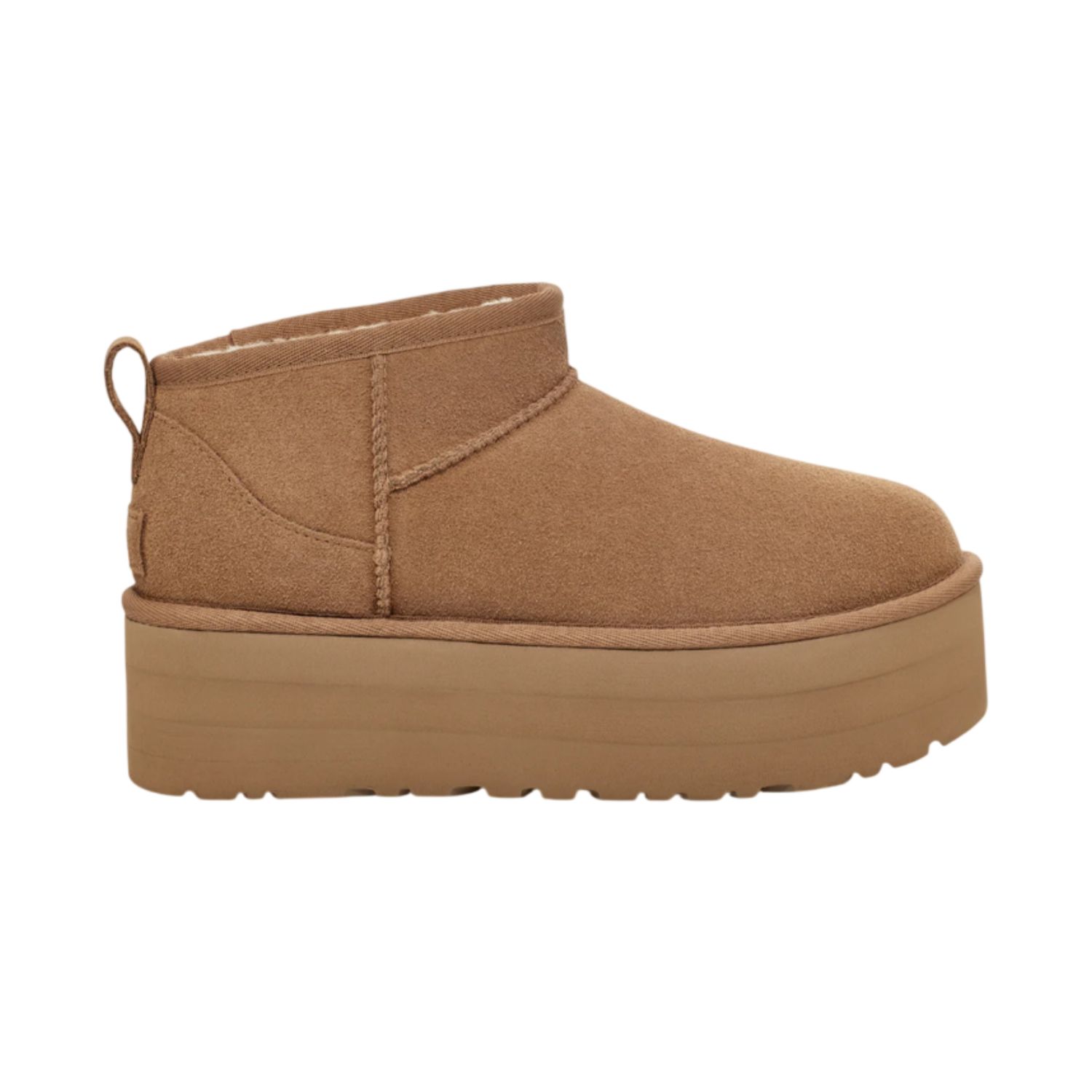 UGG Women's Classic Ultra Mini Platform, Chestnut, Color: Chestnut, Size: 8
