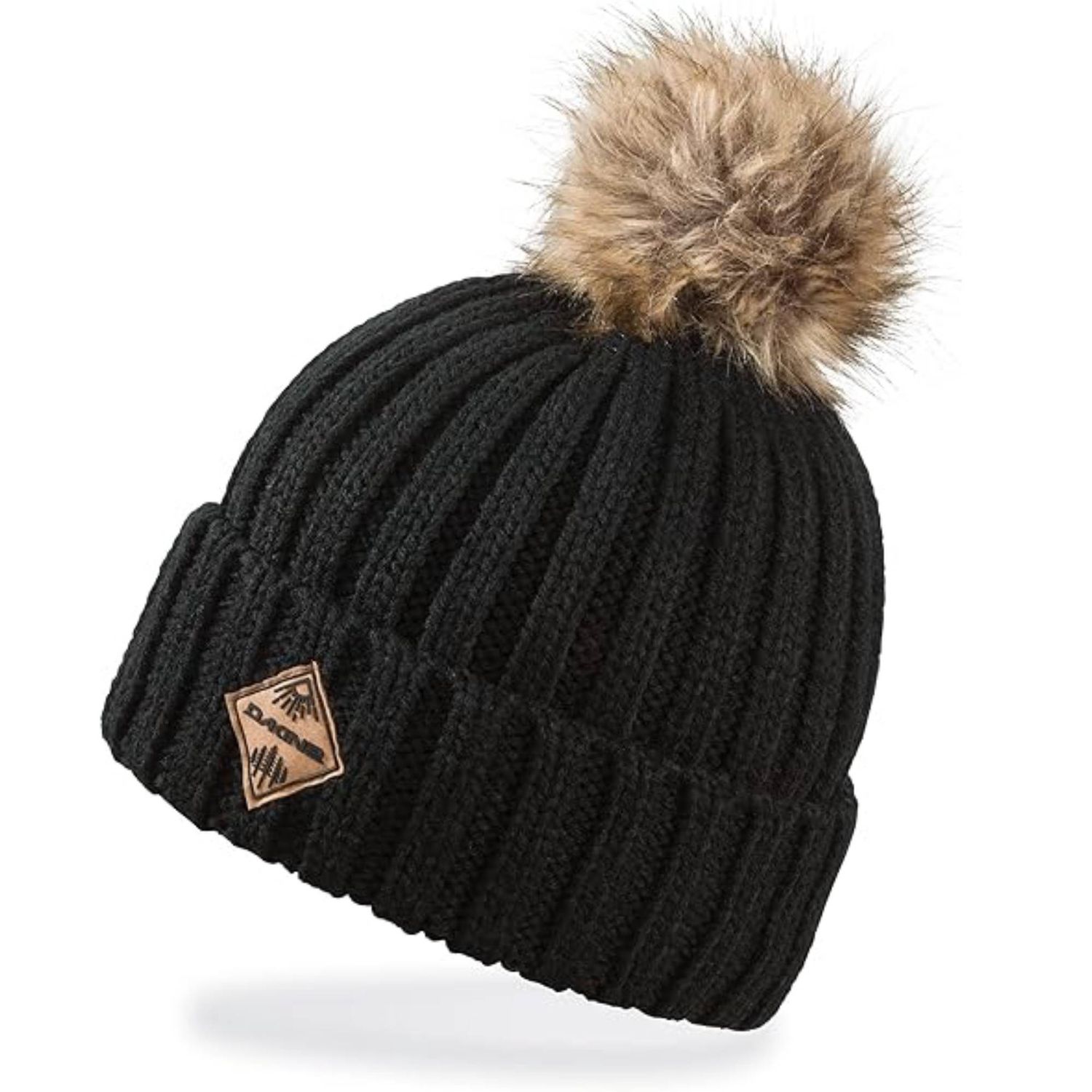 Women's Kylie Pom Beanie, Color: Black, Size: O/S