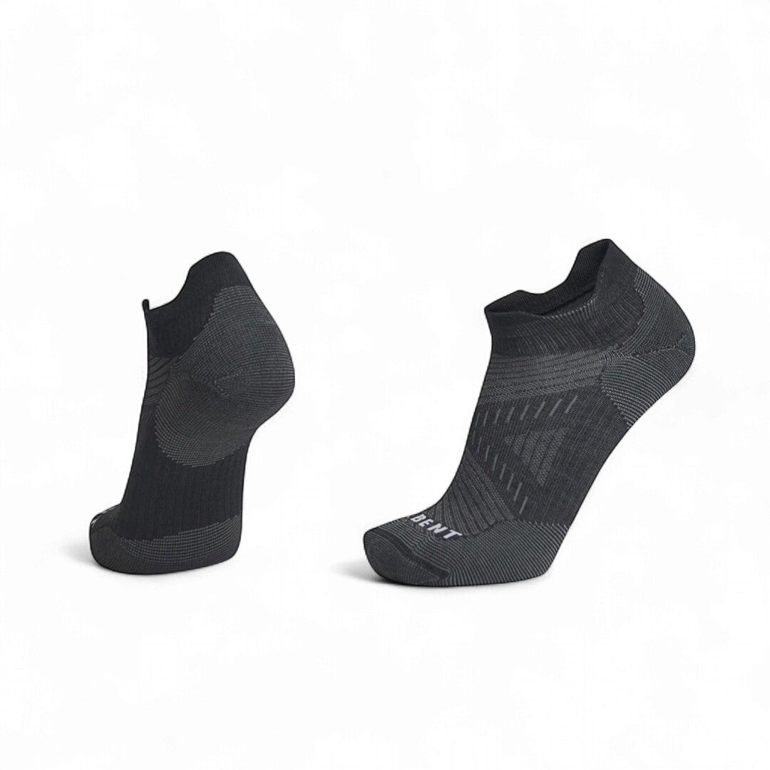 Le Bent Run 1/4 Ultra-Lightweight Socks, Color: Black, Size: Medium