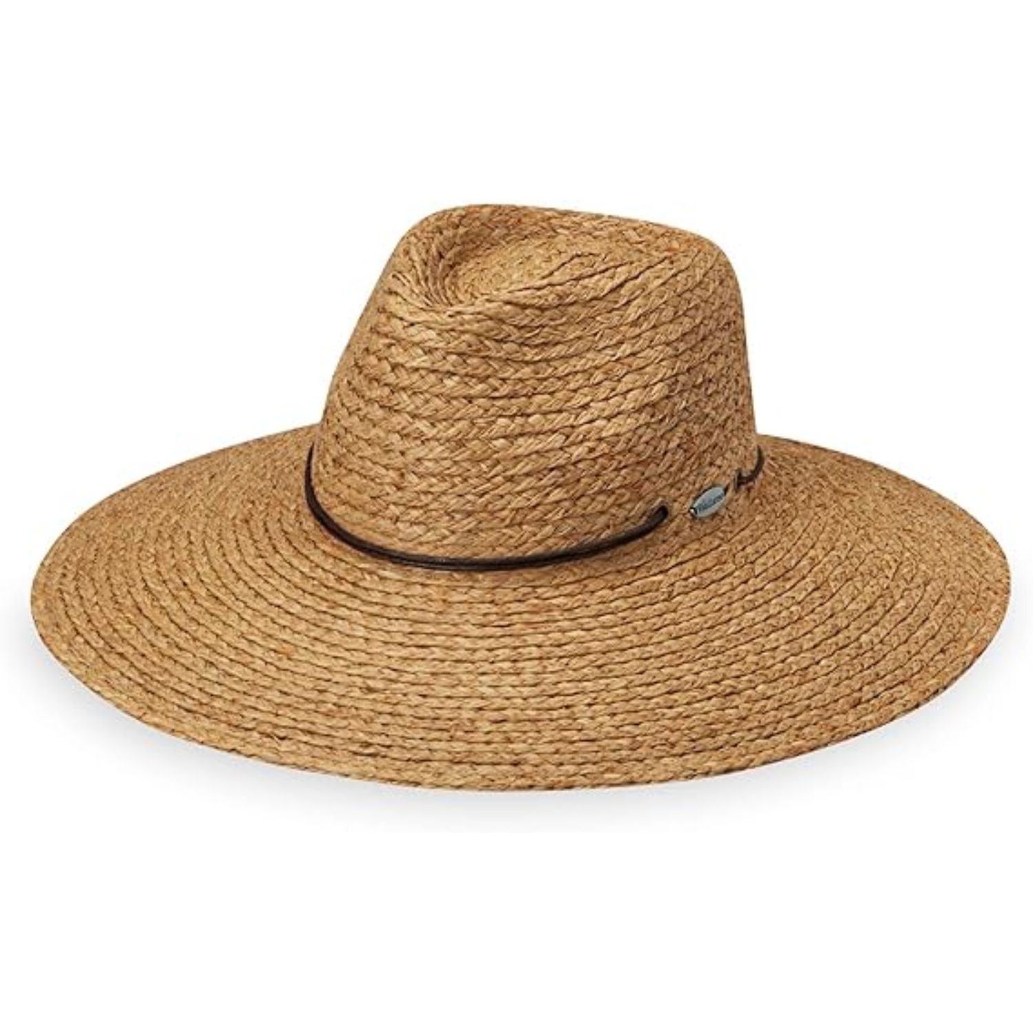 Wallaroo Wide Brim Nosara Women's Sun Hat, Color: Camel, Size: O/S
