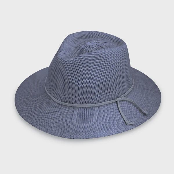 Victoria Fedora Hat 134103, Color: Dusty Blue, Size: O/S