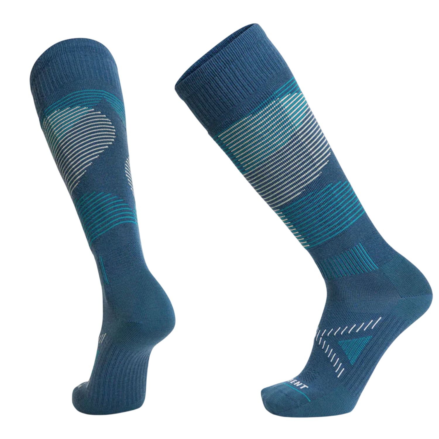 Le Bent  Shred Ultra Light Snow Socks, Color: Reflecting, Size: M