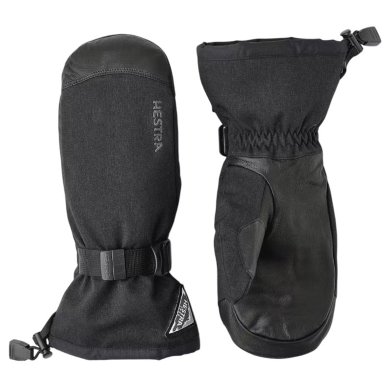 Hestra Powder Gauntlet Mittens, Black