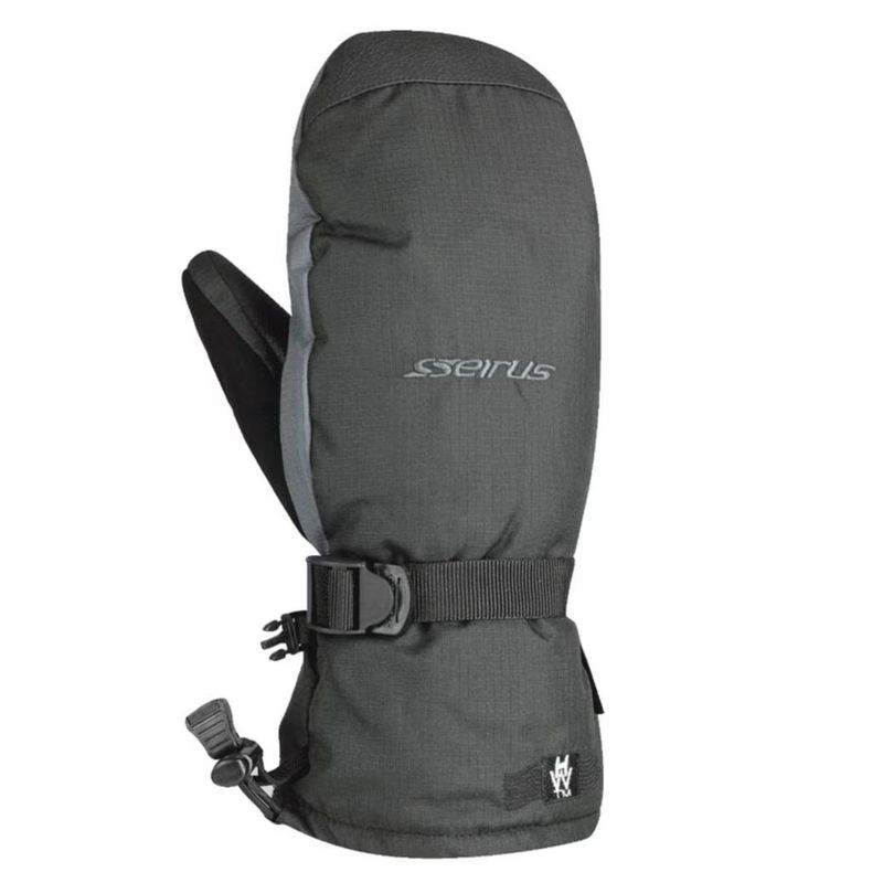 Seirus Heatwave Accel Mitt, Black/Charcoal