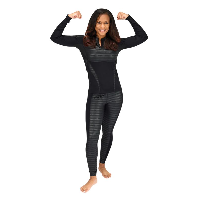Women's Heatwave Performance Base Layer 1-4 Zip Crew Top