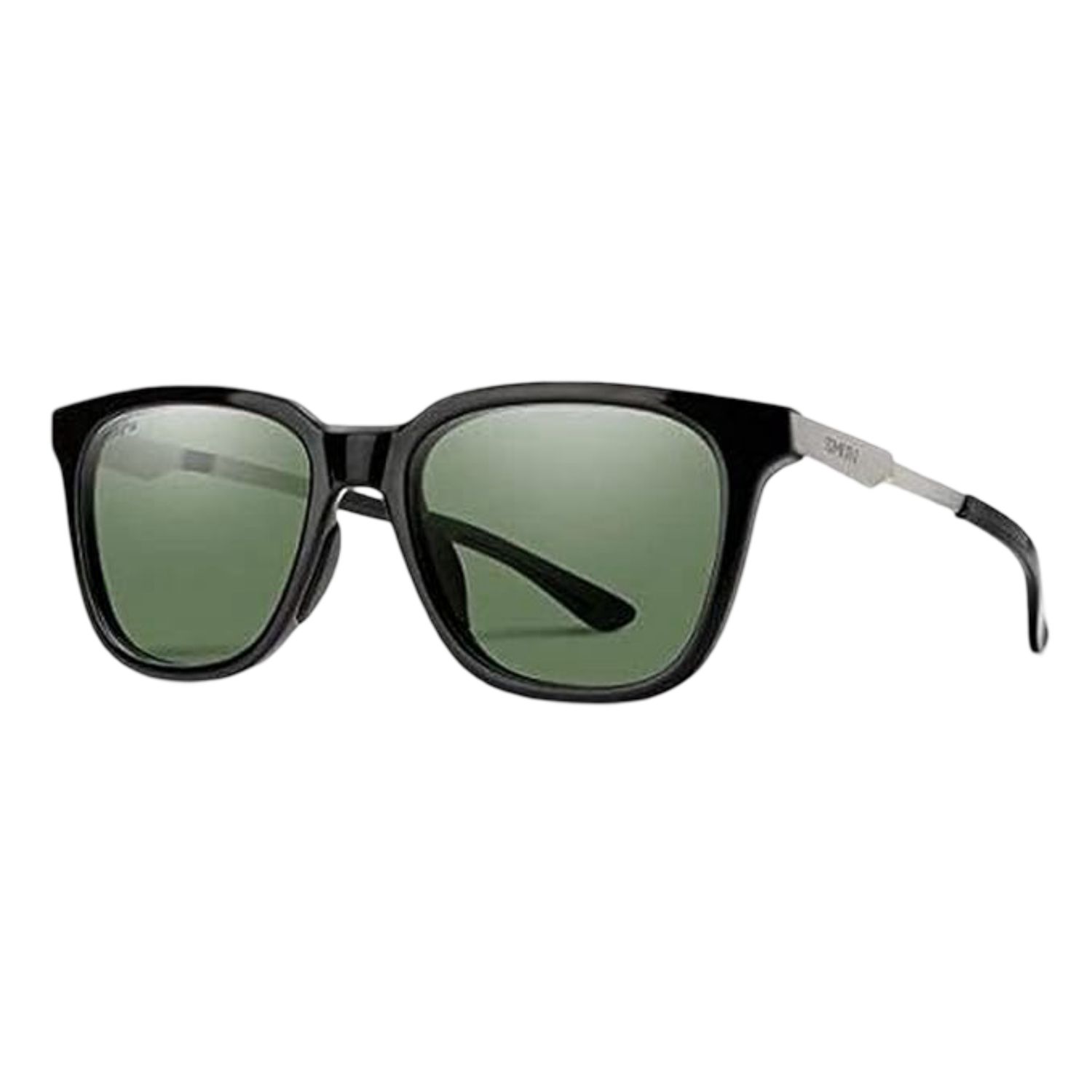 Smith Unisex Roam Polarized Sunglasses, Color: Black | ChromaPop Polarized Gray Green, Size: O/S