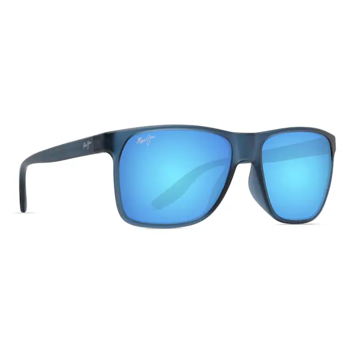 Pailolo Polarized Rectangular Sunglasses, Color: Matte Navy/Blue, Size: O/S