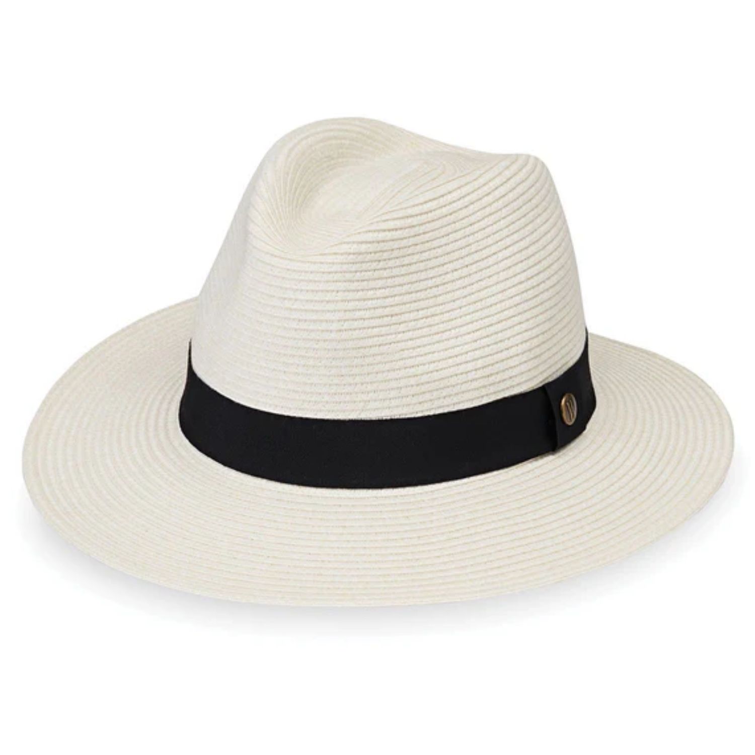 Wallaroo Palm Beach Wide Brim Sun Hat, Color: Ivory, Size: M/L