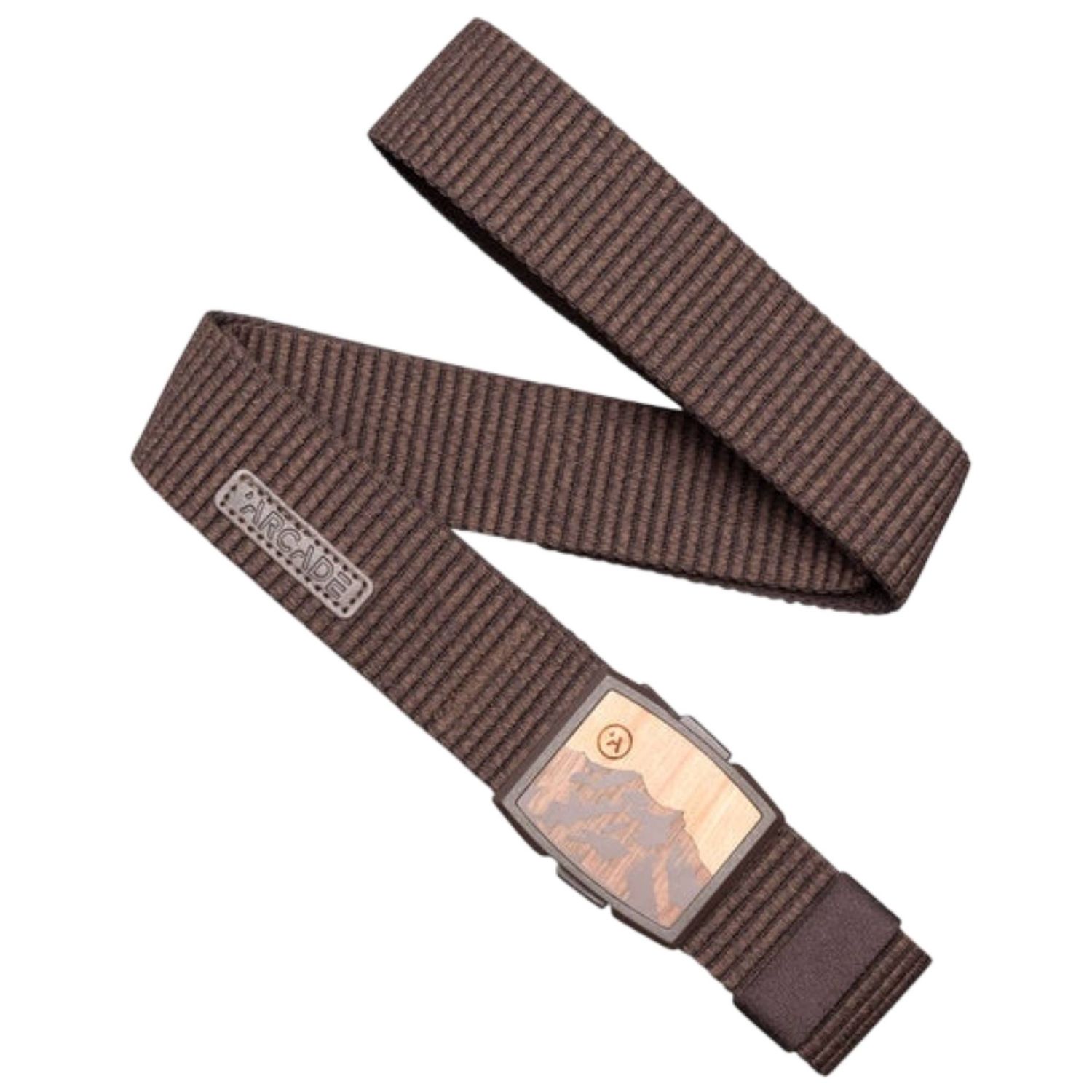 Arcade Woody Belt Stretch Belt, Color: Heather Walnut, Size: O/S