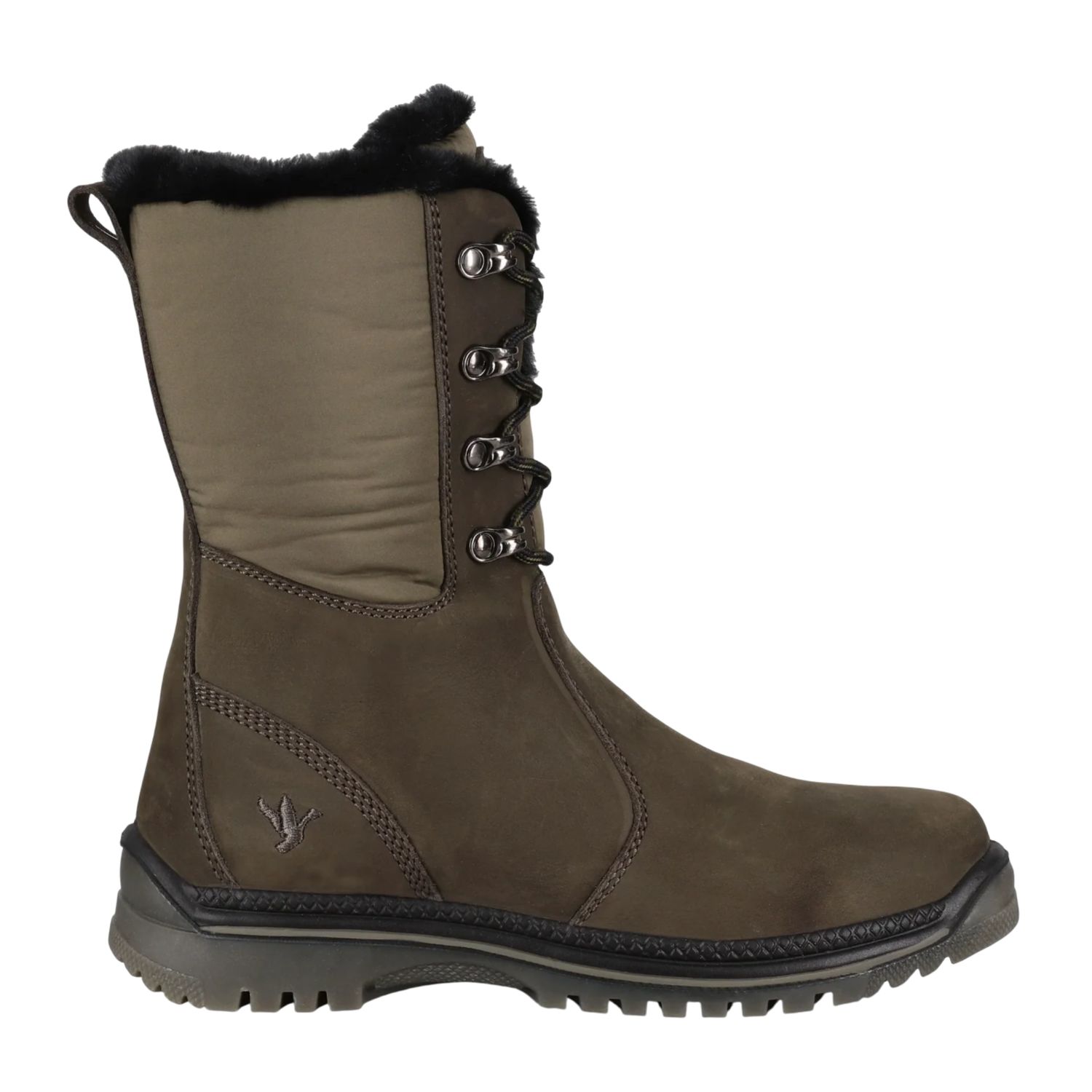 Santana Canada Misa Leather Med Boots, Color: Olive, Size: 7