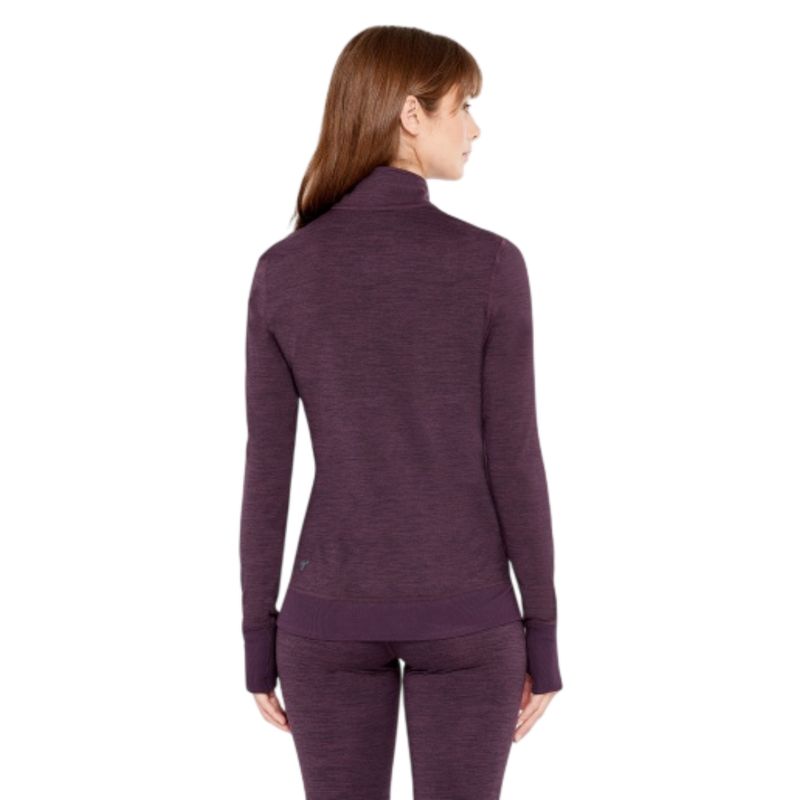 Women's 2.0 Cloud 9 1/2 Zip Top, Blackberry