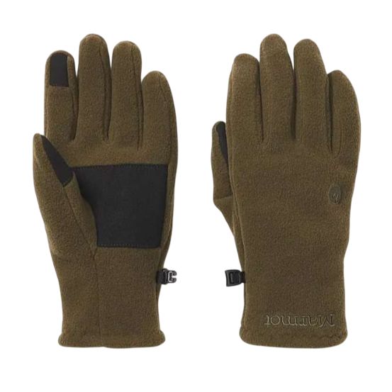 Marmot Unisex Rocklin Fleece Glove, Color: Nori, Size: Small